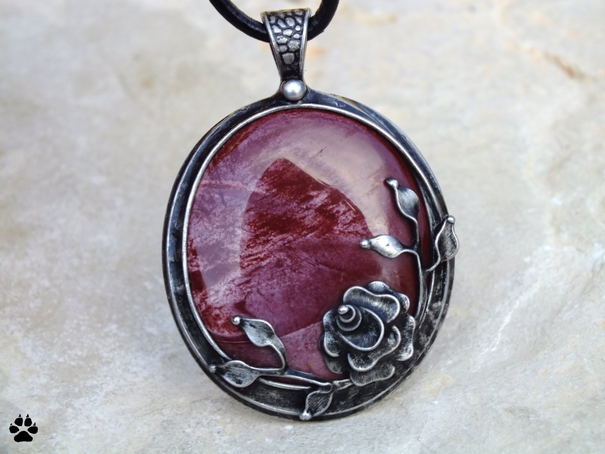 Růžička - jaspis mookait