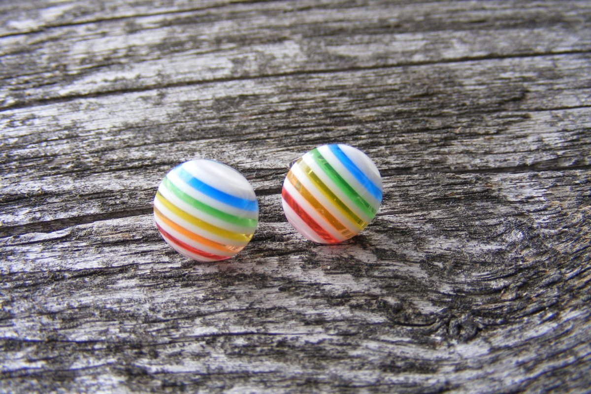 Proužkové - duhové