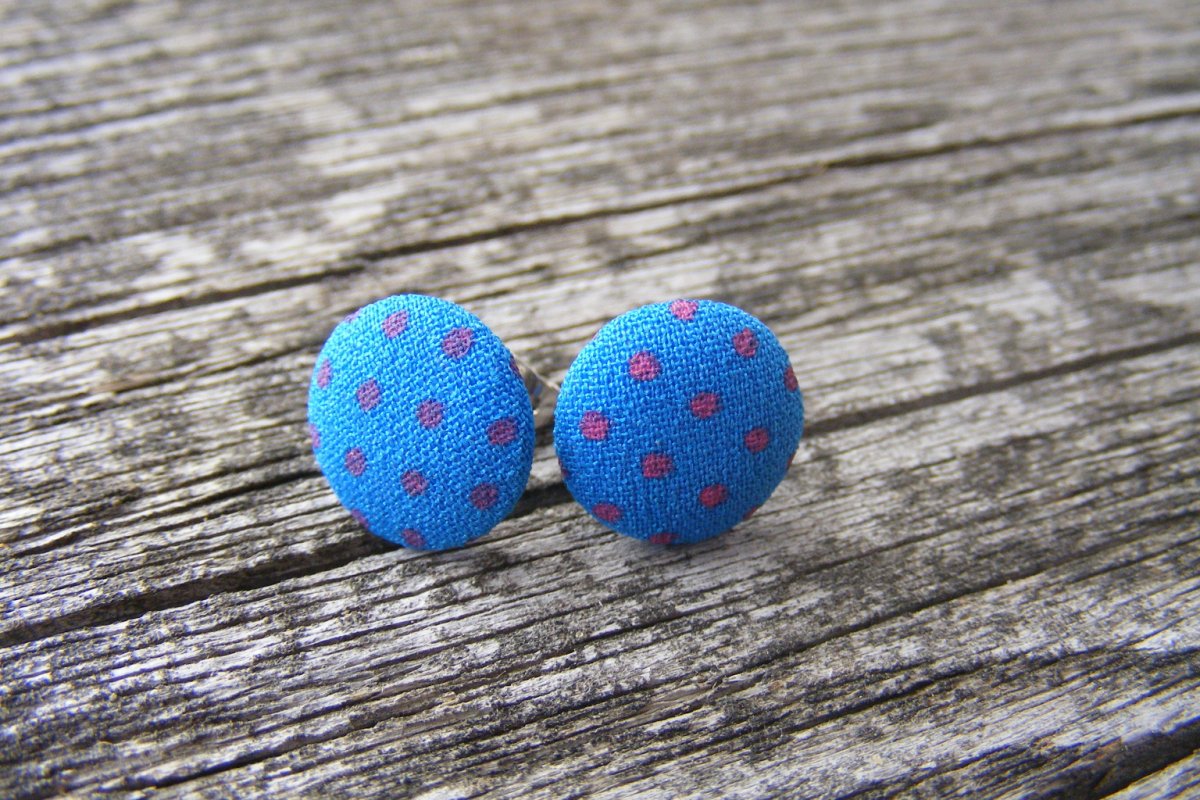 Puňtíkaté - modré