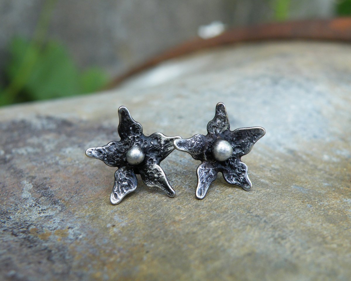 Kvítí...puzetové náušnice