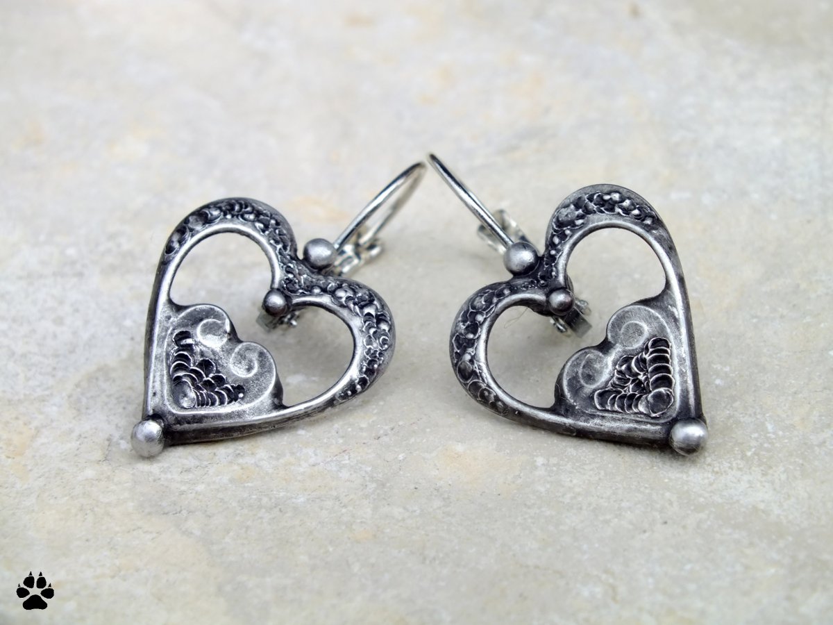 Srdíčkové náušky na přání