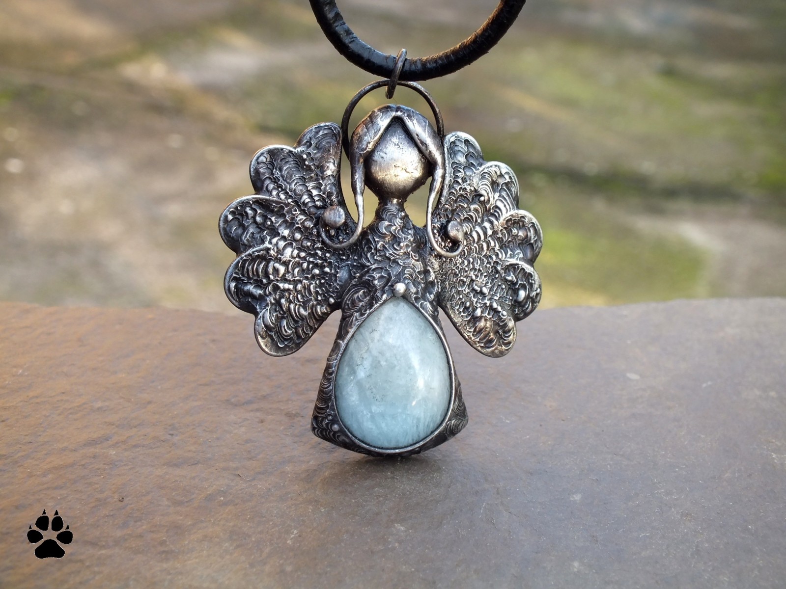 Andělka - akvamarín