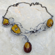 Mooka - náhrdelník s jaspisy
