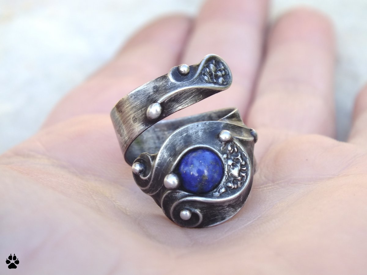 BLUE- prsten s lapisem