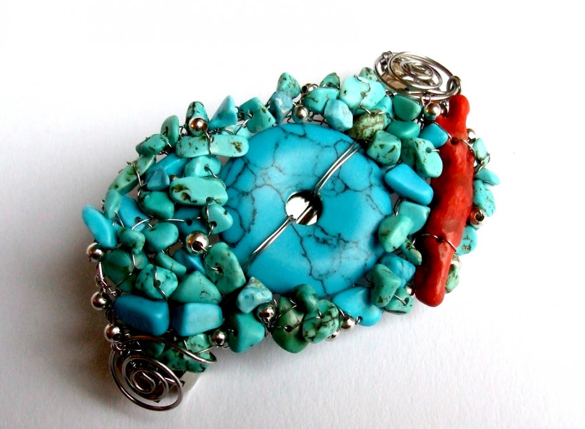 Sponka do vlasů z Tyrkenitu.