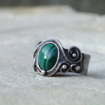 Zelenáček - psten s malachitem