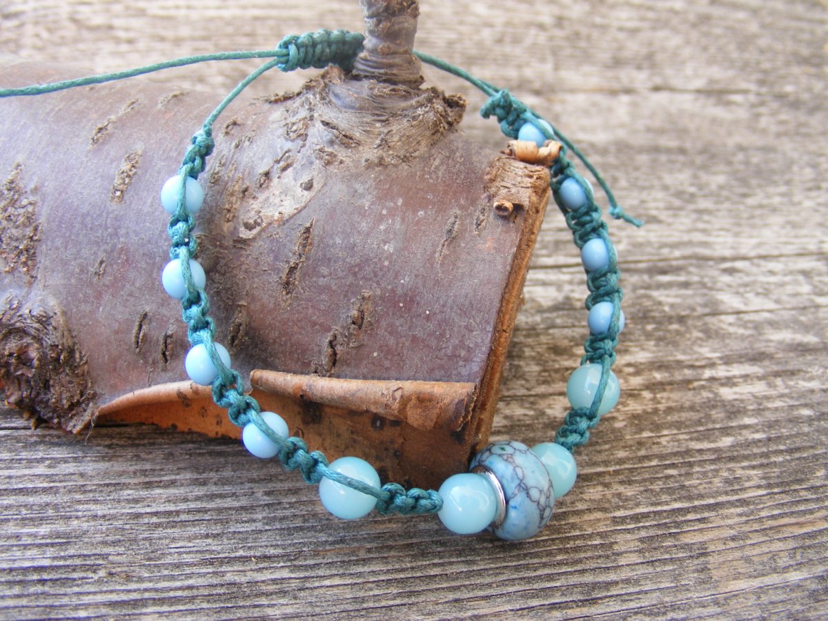 Drhaný - tyrkysový