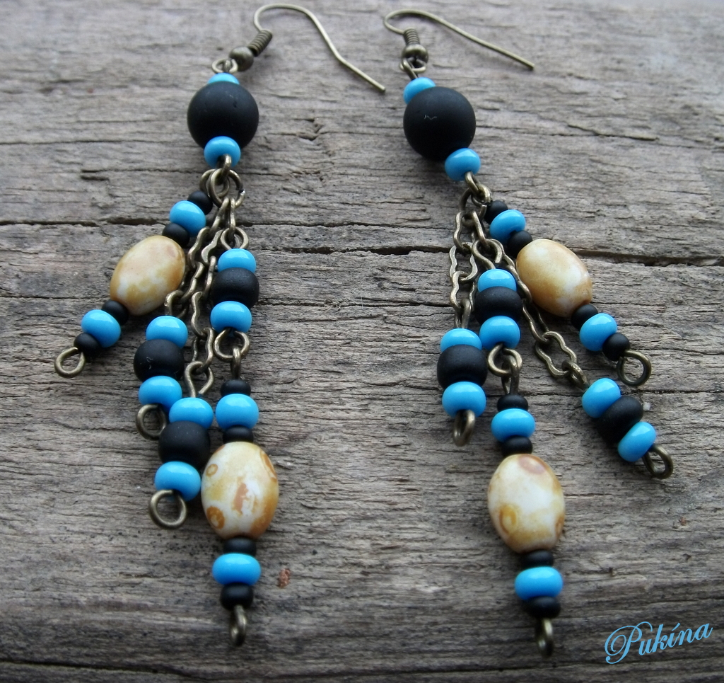 Říčka v poušti - náušnice