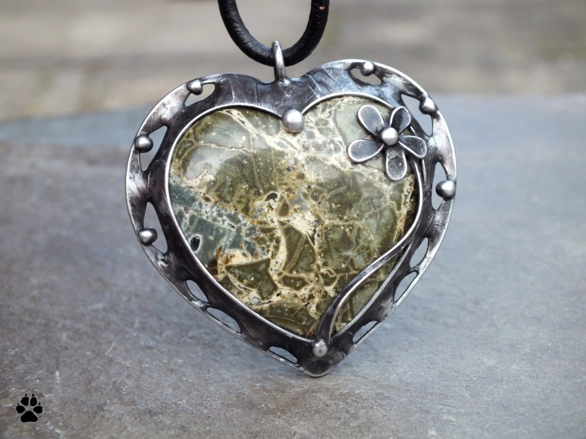 OBOUSTRANNÉ srdce - ryolit