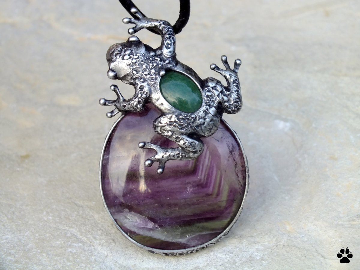 Rosnička - fluorit,avanturín