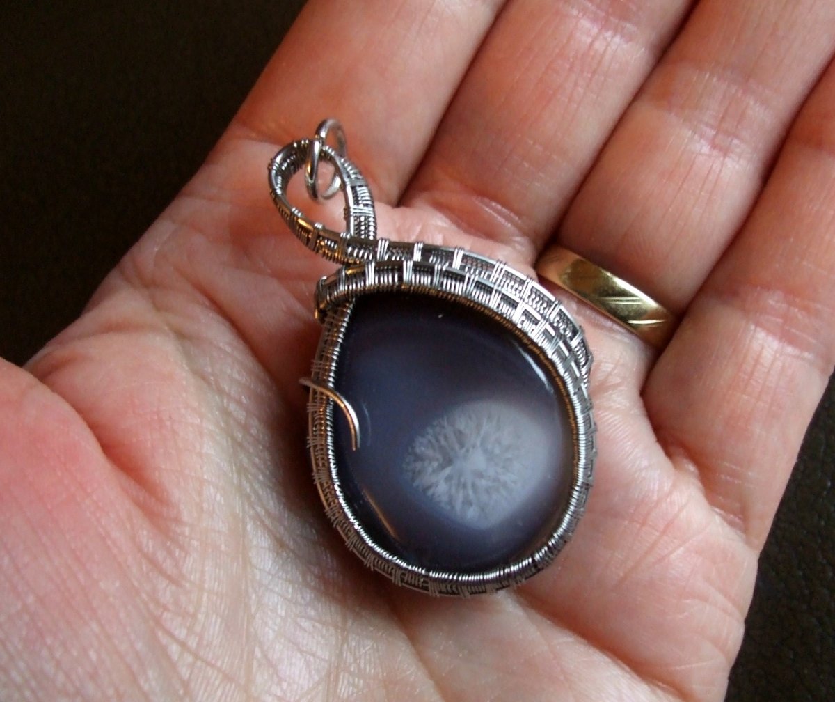 Achát - první vločka.