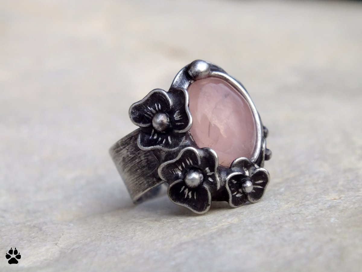 Růžová zahrada - malinový křemen 