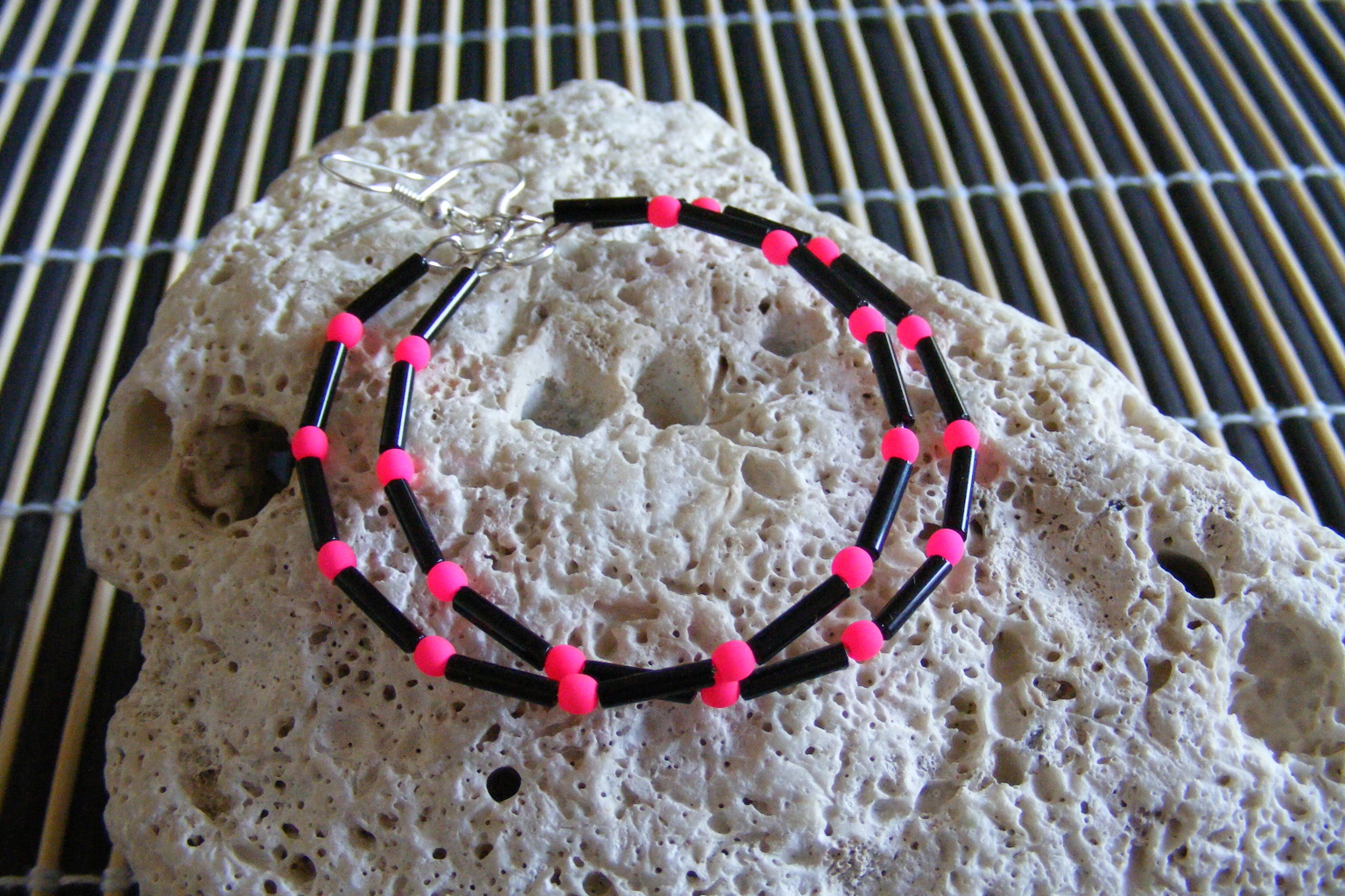 Neon - XXL kruhy růžové