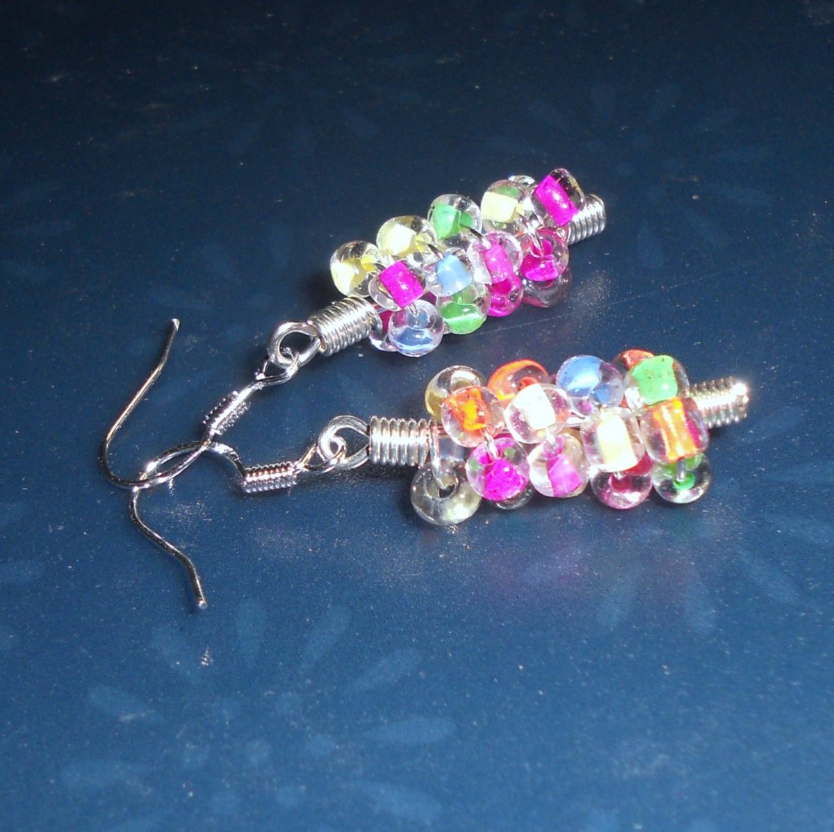 Korálkové náušnice - rezervace pro katula78 