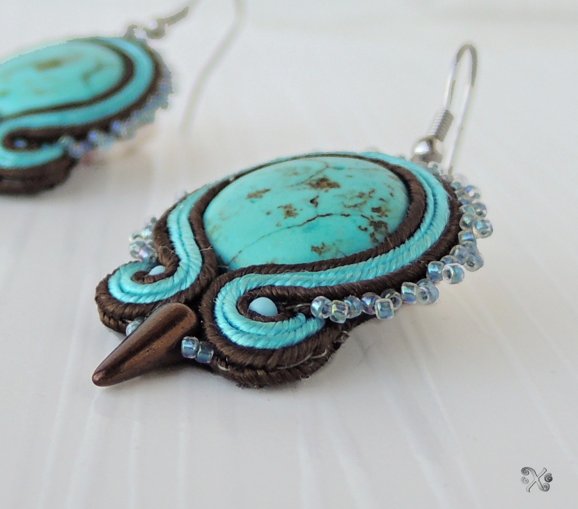 Soutache BrunTurquoise