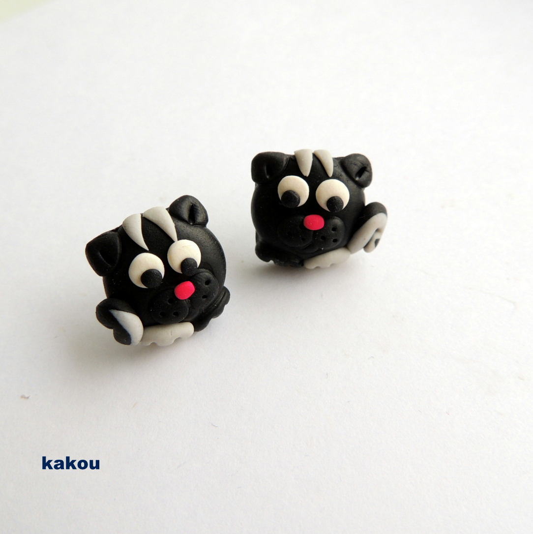 náušnice kočičky