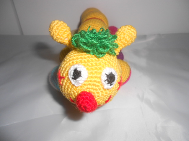 NÁVOD na háčkovanou housenku