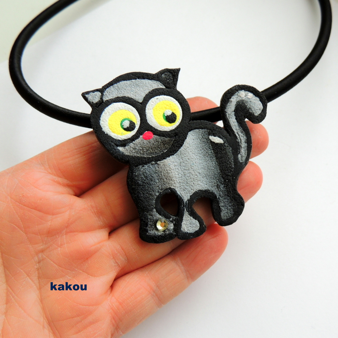 náhrdelník kocour KOMIKS - ihned skladem