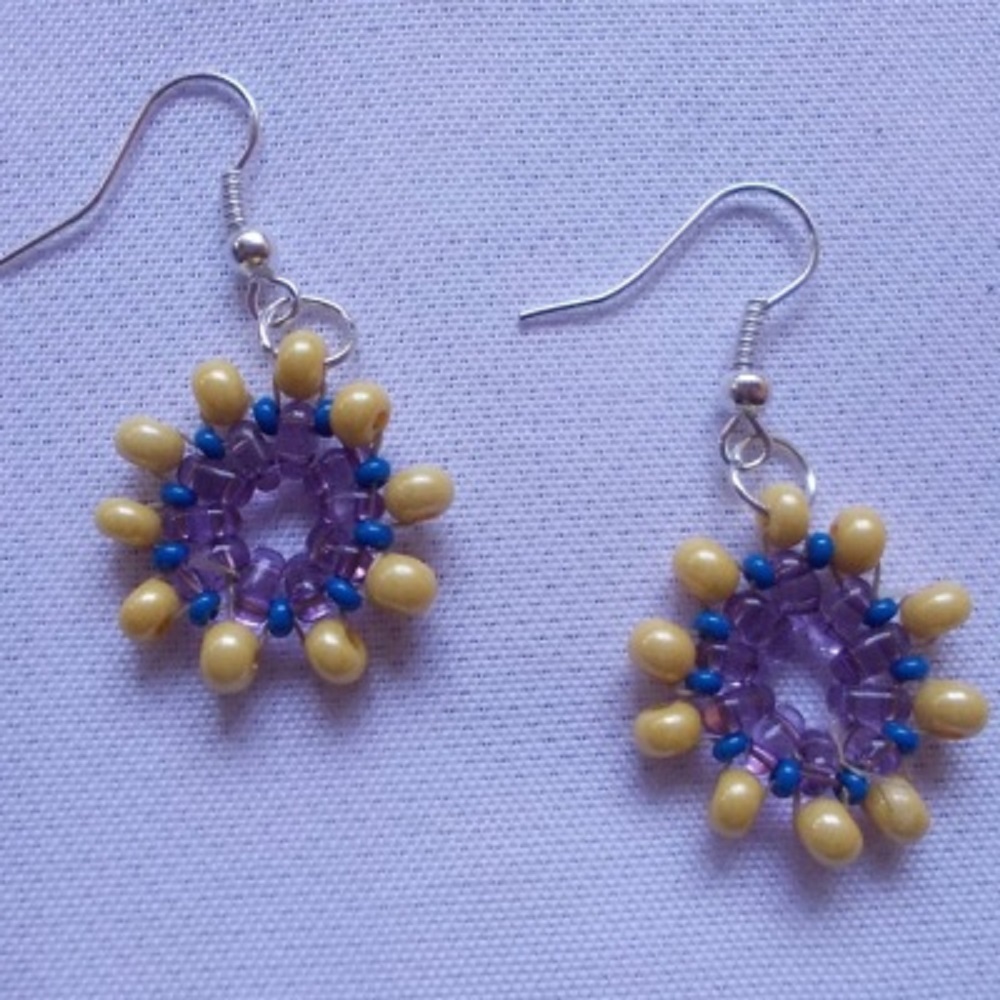 náušnice sluníčkové