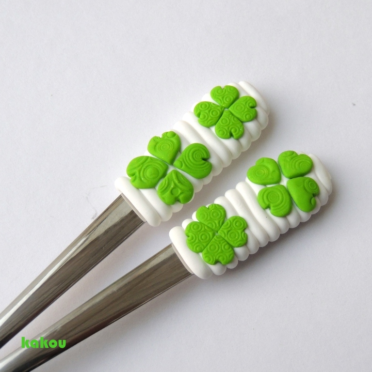 zamilované koktejlové fimo lžičky