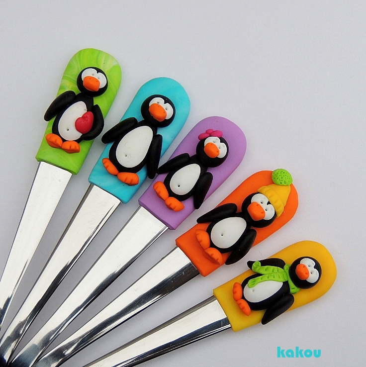 koktejlová fimo lžička