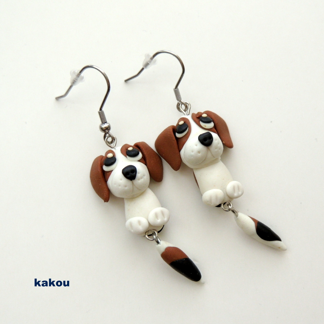 náušnice bígl - rezervace