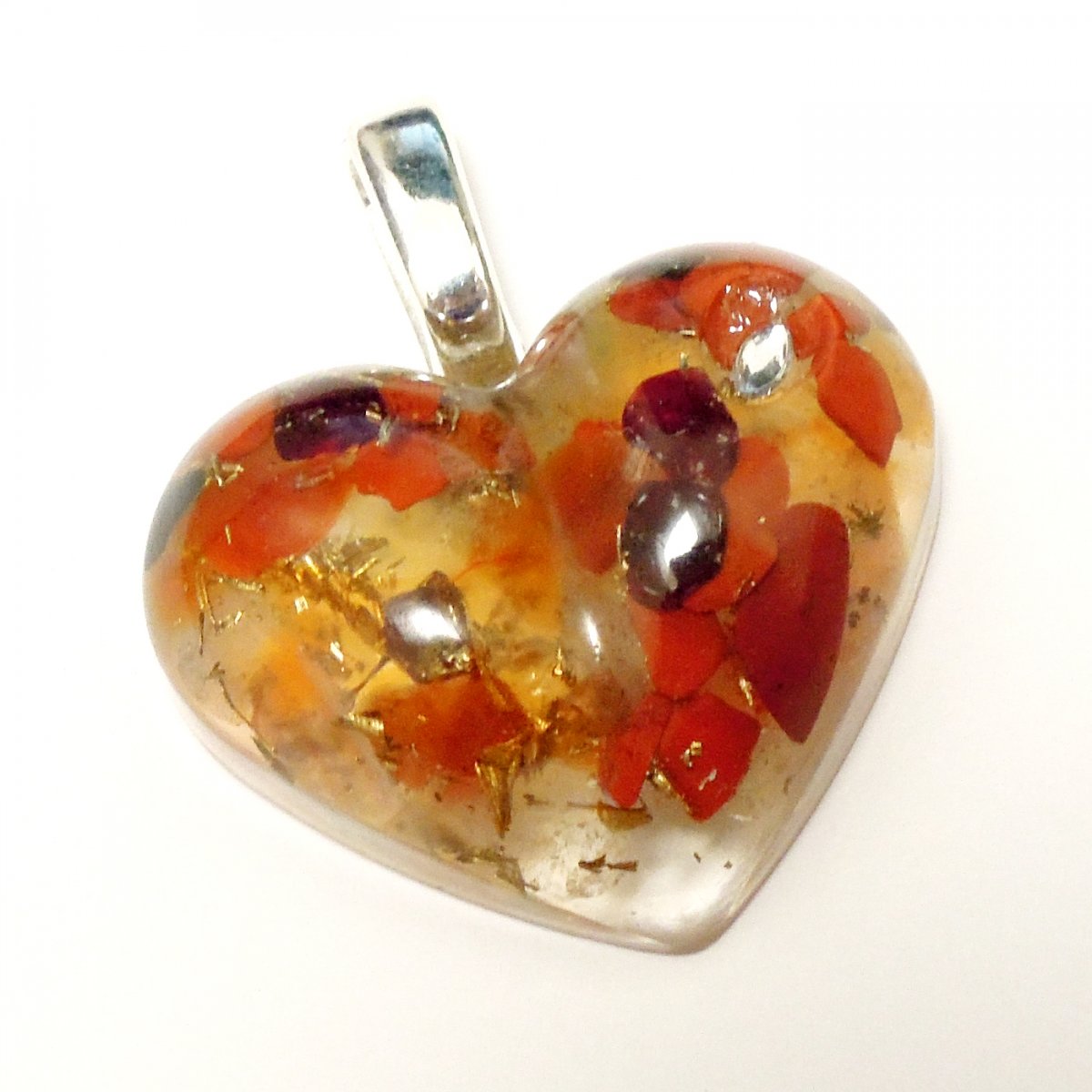 Orgonit přívěs - láska, soulad jing a jang