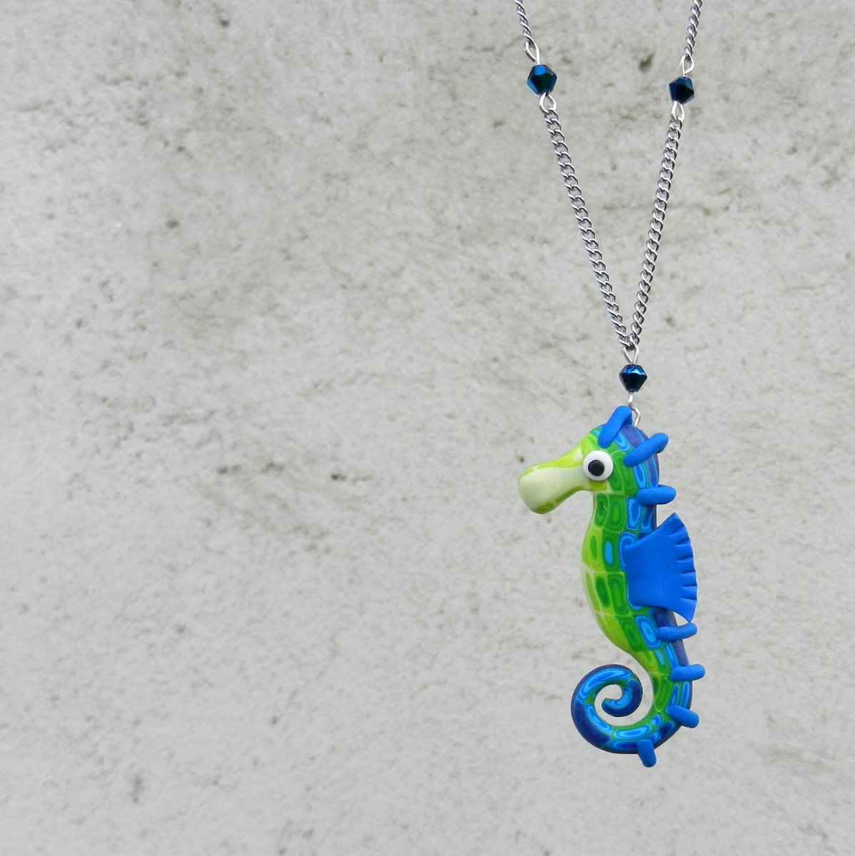 Mořský koník modrozelený