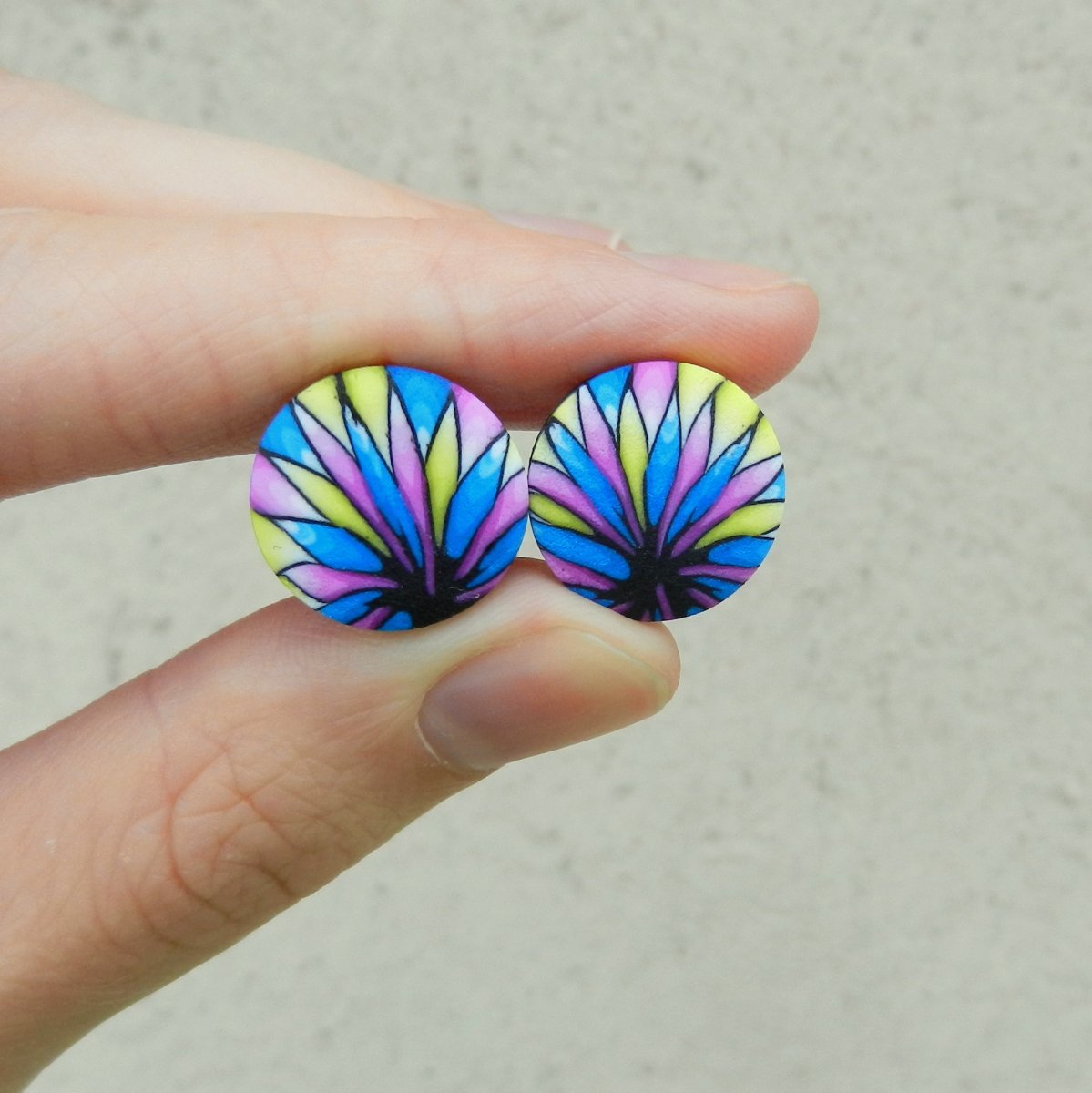 Pecky barevné kvítky