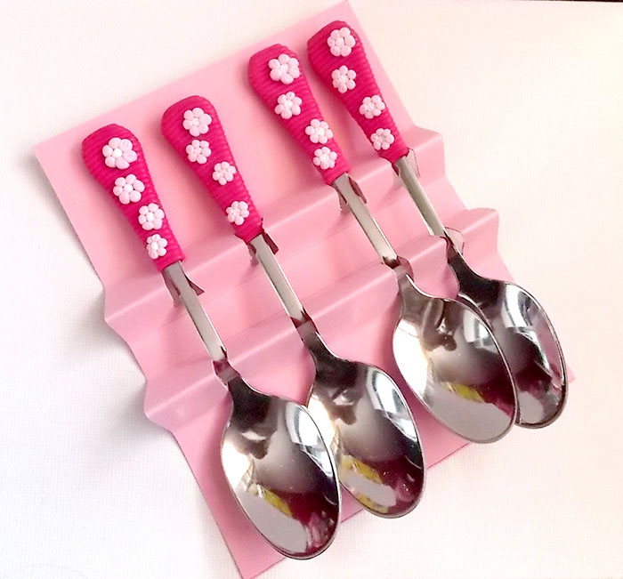 Čajové kytičkové lžičky