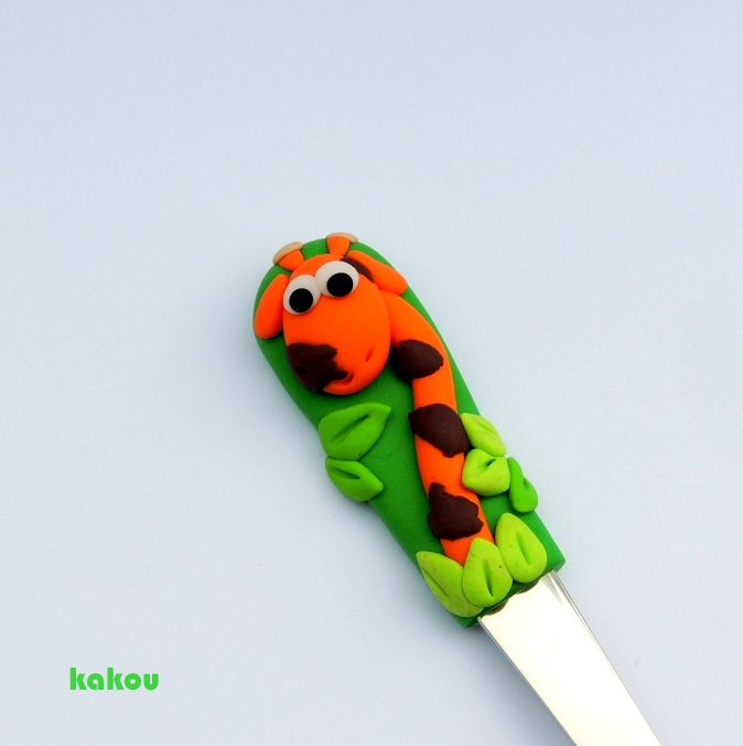 dětská polévková fimo lžička 