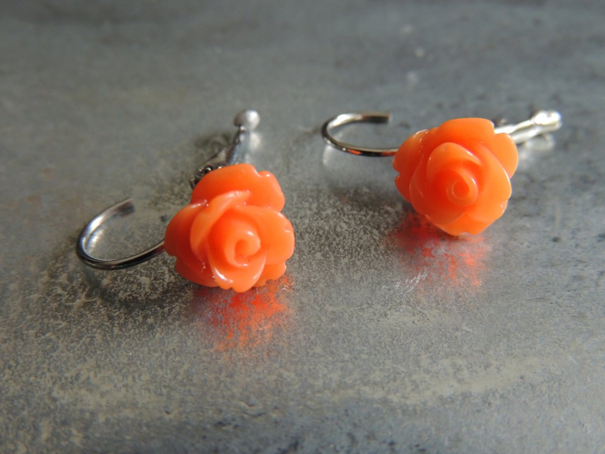 Oranžová růžička