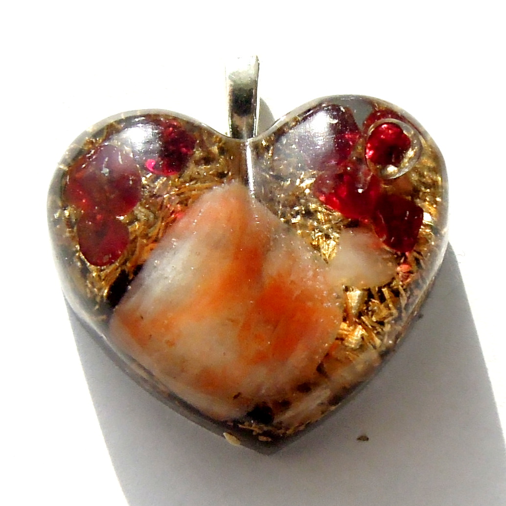 Orgonit přívěs - zdraví, ochrana, radost, energie, sexuální energie, láska