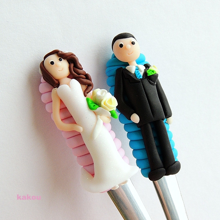 svatební polévkové lžíce