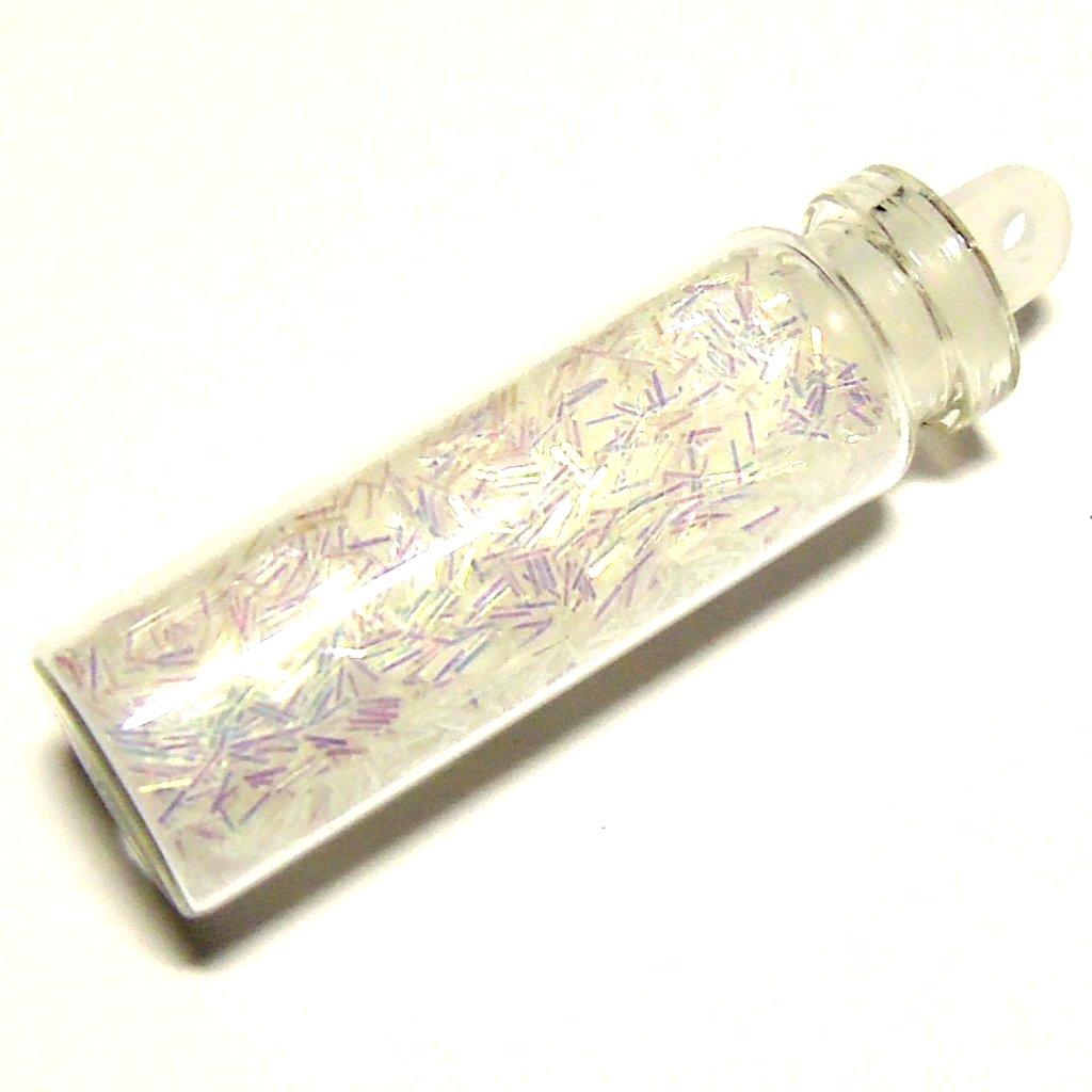 Glitry nitky - bílé