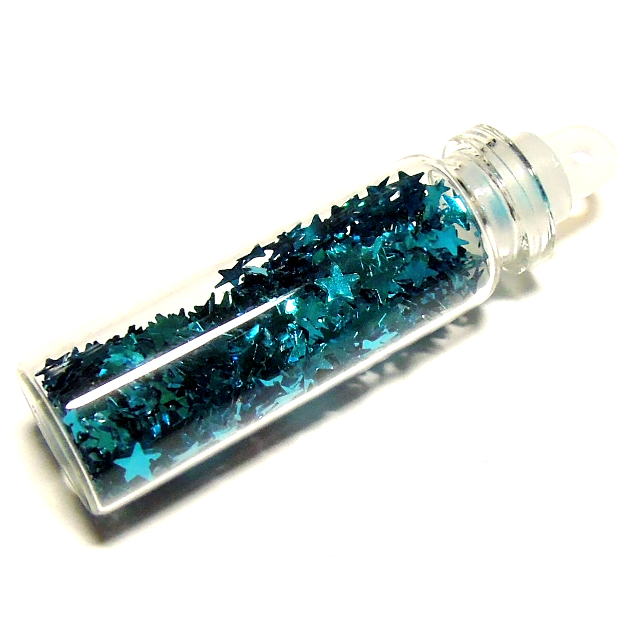 Glitry hvězdičky - tyrkys