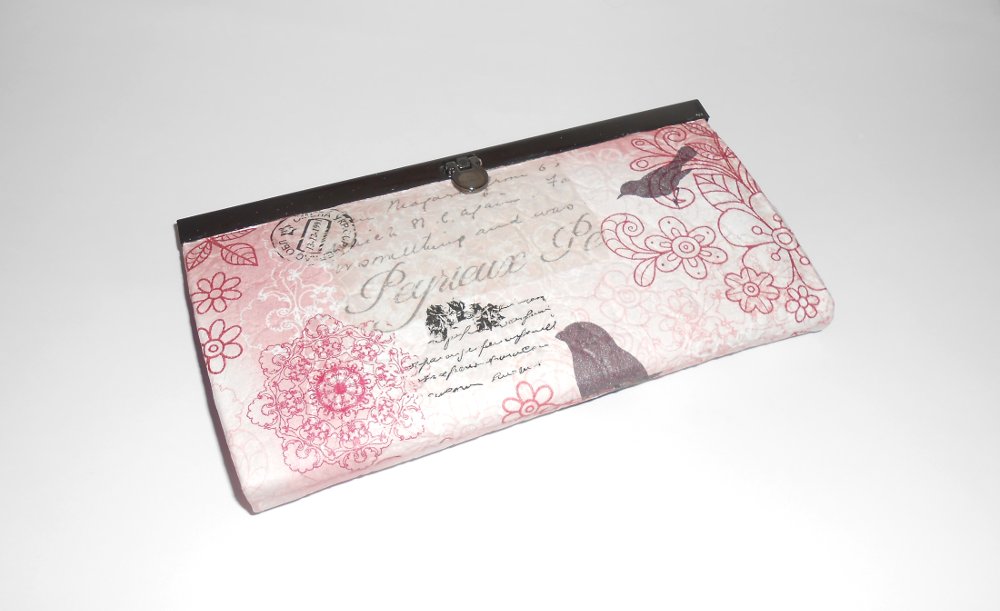 Peněženka - ptáčci, vintage