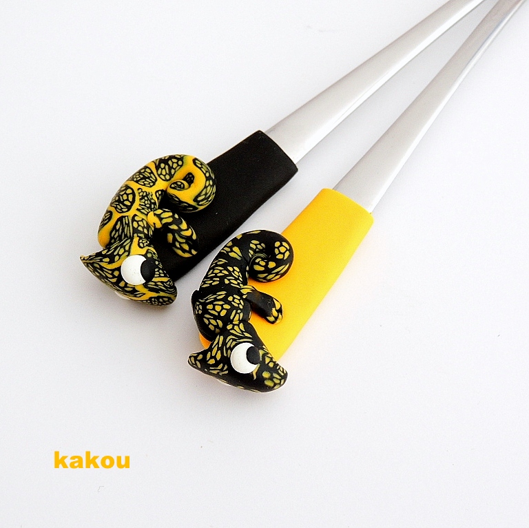 zamilované koktejlové fimo lžičky