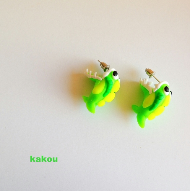 potvůrka kousavá - piraňa neon green