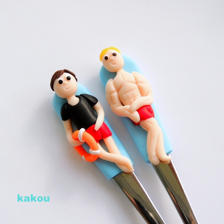 koktejlová fimo lžička plavčík - rezervace