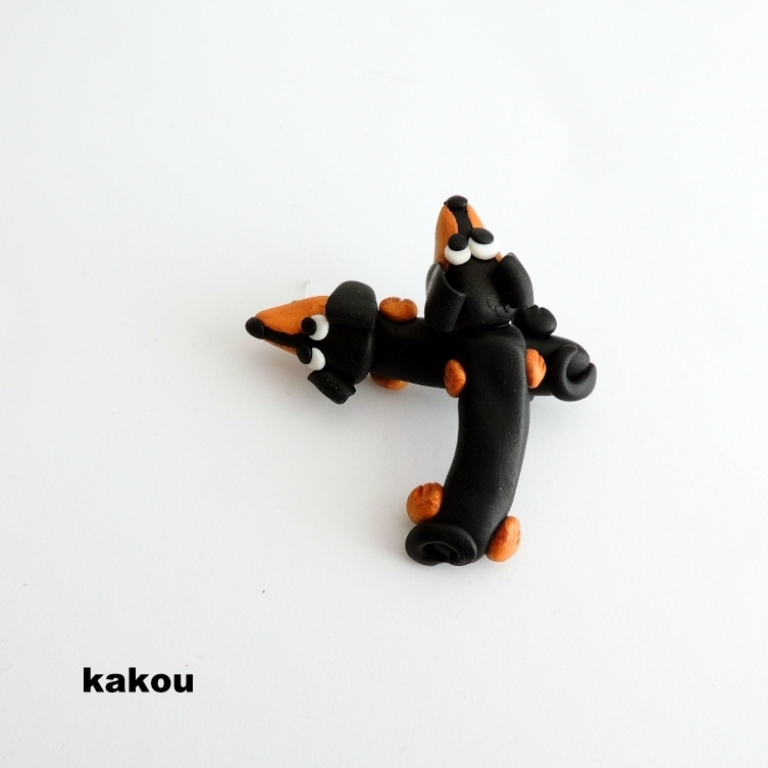 naušnice zakousnutí jezevčíci