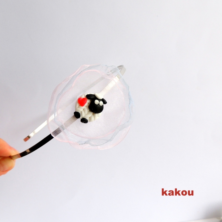 čelenka do vlasů ovečka