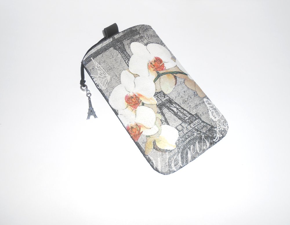 Pouzdro na mobil Orchidea Paris