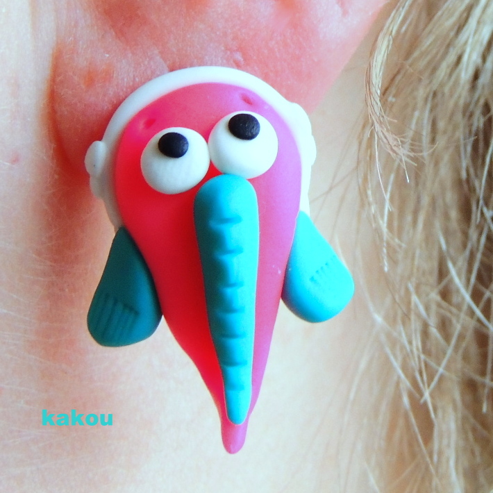 potvůrka kousavá - piraňa neon pink