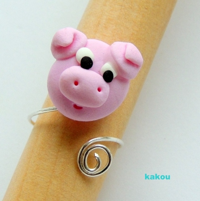 letní hit - prstýnek na nohu Prasátko