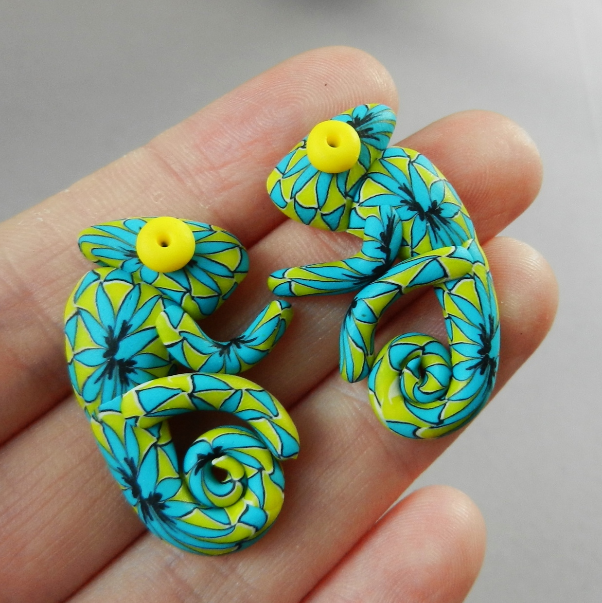 Žlutomodří chamíci do ucha