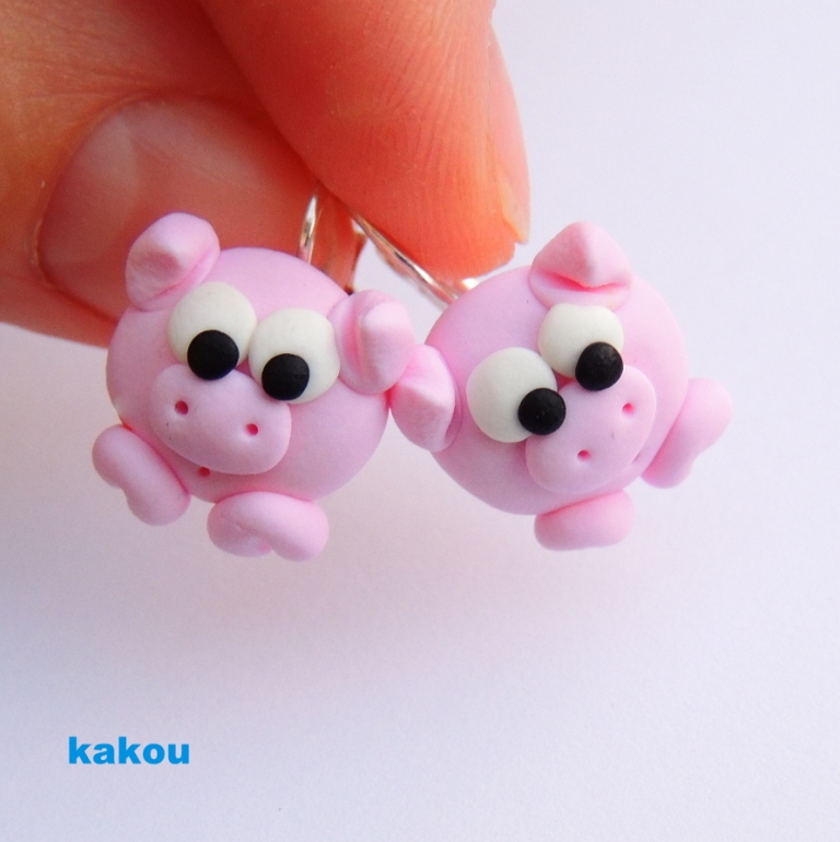 náušnice prasátka