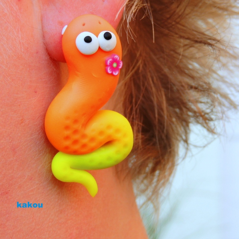 potvůrka kousavá - hadice neonová oranžová