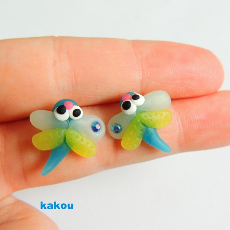 chyť si svého hmyzáčka - náušnice moli