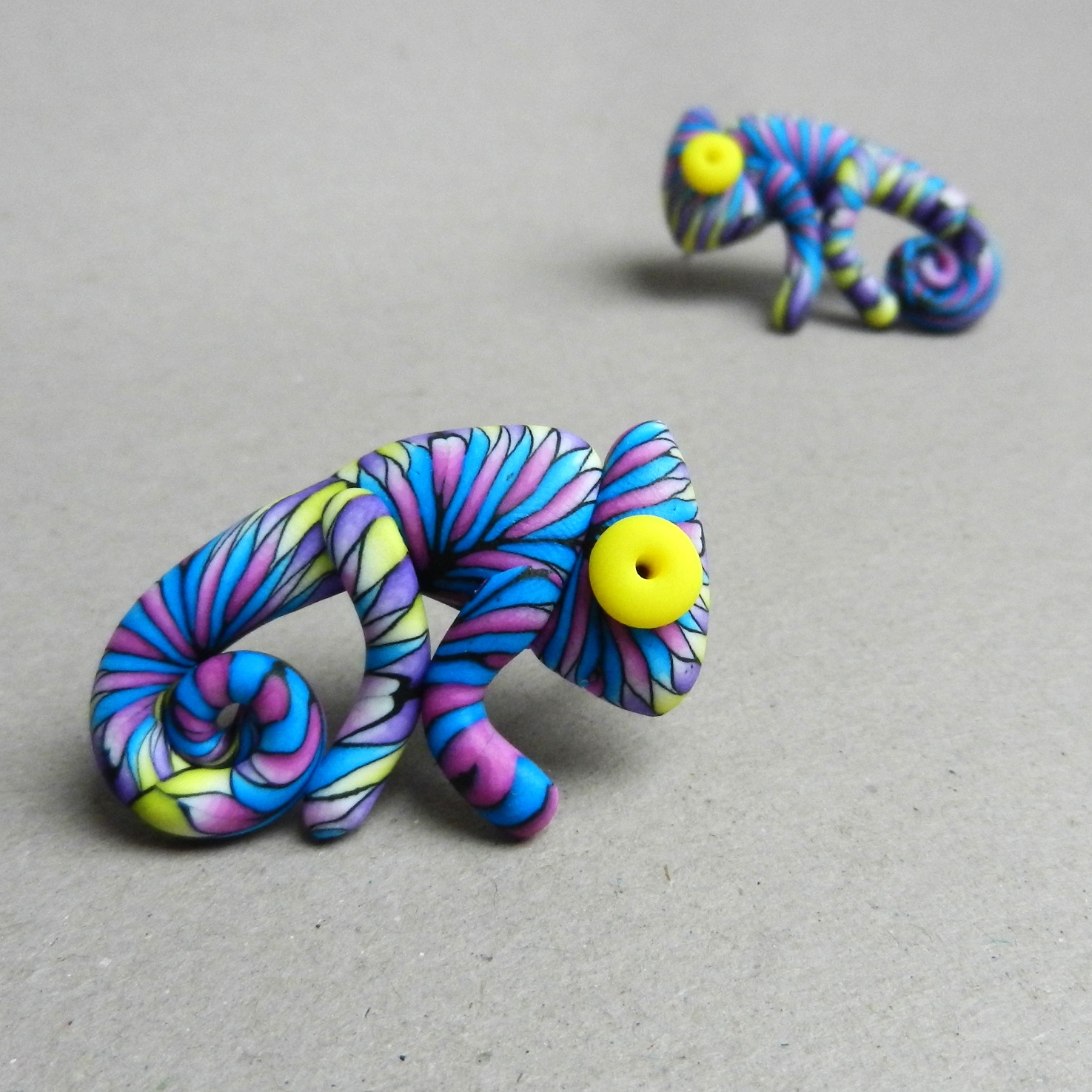 Barevní chamíci do ucha